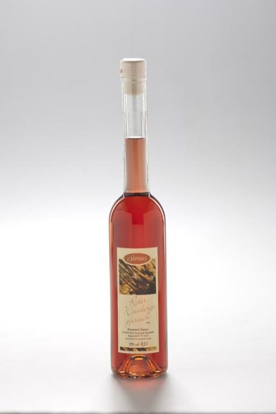 Produktbild von: <br>Roter Weinbergspfirsich Likör 25 % Vol.  0,5 l<br>